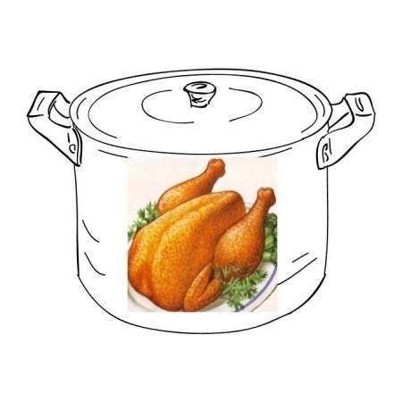 Кастрюля на плите вектор
