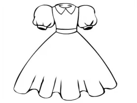 Рисование платья в старшей группе