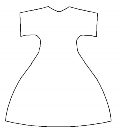 Платье для рисование для детей