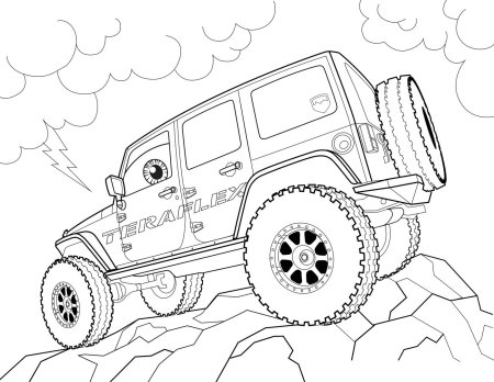 Раскраска Ford f150