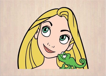 Рапунцель рисунок