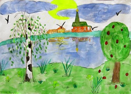 Рисунок на тему природа