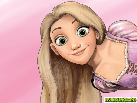 Рапунцель Дисней портрет