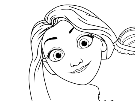Рисунки для срисовки Рапунцель