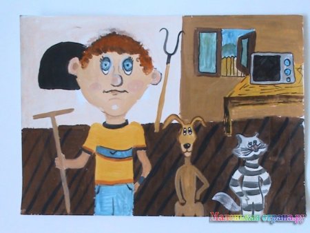 Дядя фёдор пёс и КОТНАРИСОВАТЬ легко