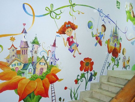 Роспись стен в детской