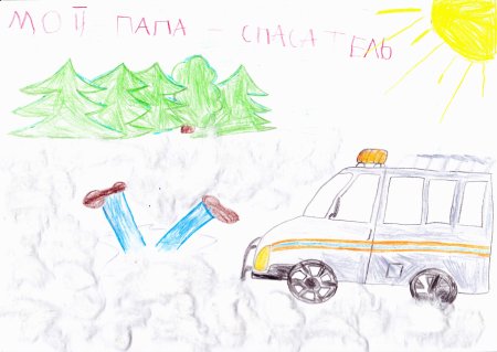 Спасательные службы глазами детей