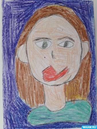 Рисунок моя мама лучшая на свете