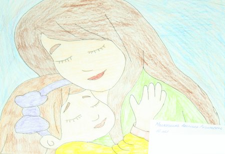 Рисунок на тему моя мама лучше всех