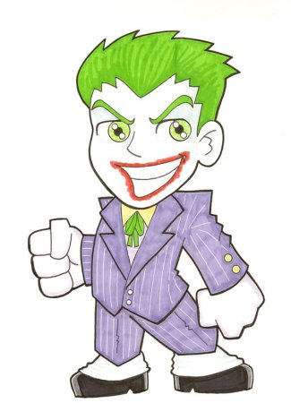 Джокер мультяшный маленький