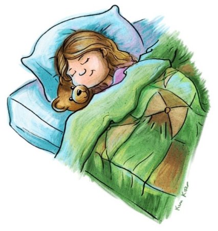 Мультяшка спит