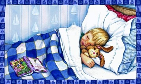 Мальчик спит