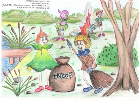 Рисунки Эколята защитники природы на конкурс