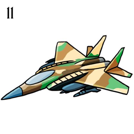 Раскраска истребитель