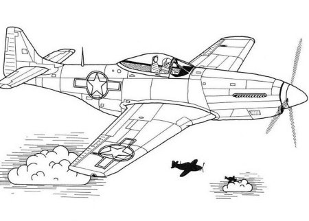 Самолёт рисунок карандашом