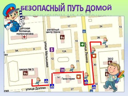 Безопасный путь от дома до школы