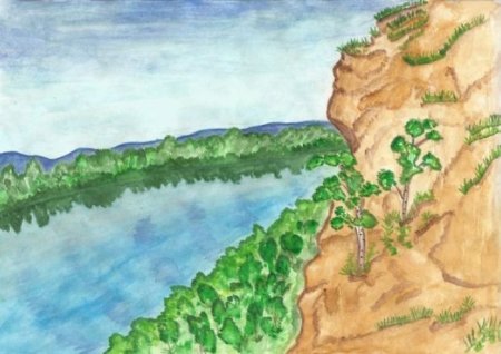 Поверхность нашего края рисунок