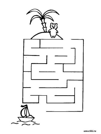 Лабиринт простой для детей