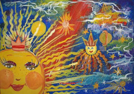 Рисование космос