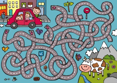 Игра Лабиринт для детей 7 лет