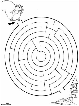 Лабиринты для дошкольников