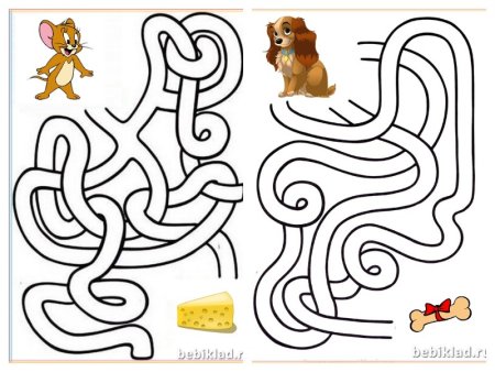 Лабиринт игра для детей 3 лет