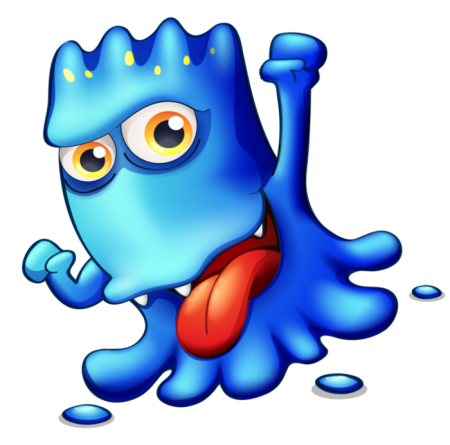 Синий монстрик