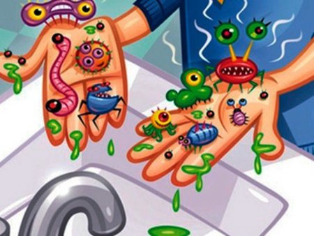 Микробы и бактерии для детей
