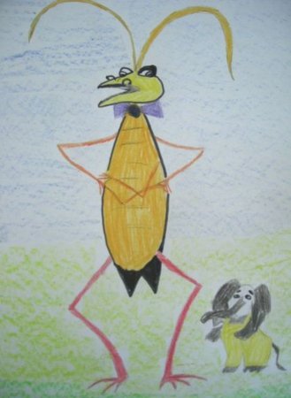 Нарисовать Тараканище Корнея Чуковского