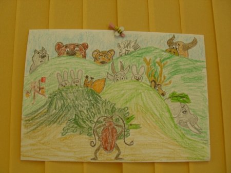 Школьный конкурс рисунков Тараканище