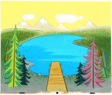 Дети на озере