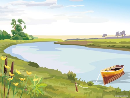 Нарисовать реку