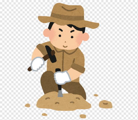 Археолог раскраска