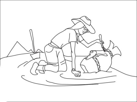 Археолог для дошкольников