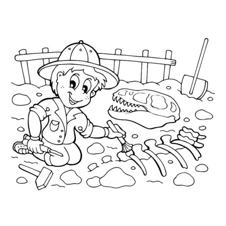 Археолог динозавры для детей