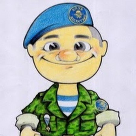 Десантник рисунок