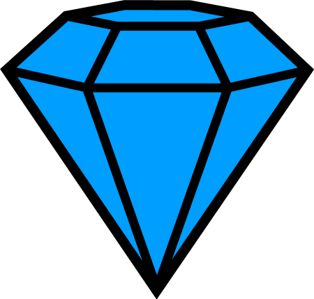 Бриллиант мультяшный