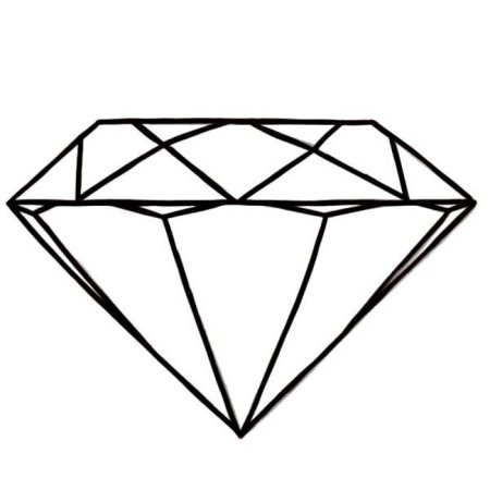 Алмаз раскраска