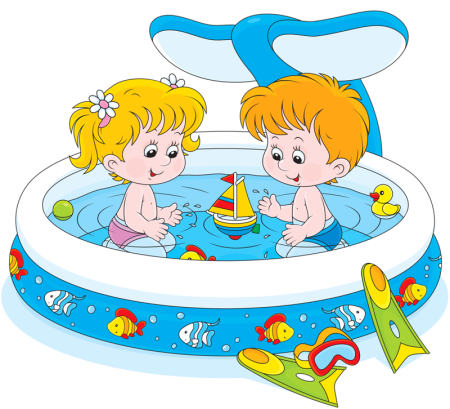 Детский бассейн иллюстрация
