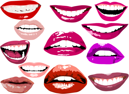 Губы улыбка