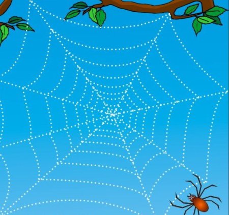 Паутинка рисунок