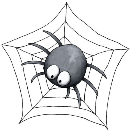 Паук и паутина для детей
