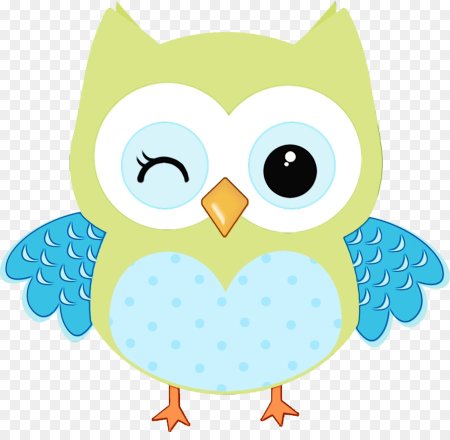 Трафарет Совушки