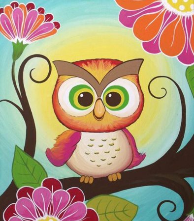 Совушка Сова пластилинография