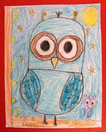 Рисование Совы