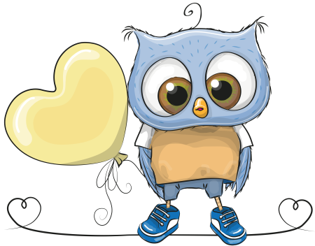 Совы мультяшные