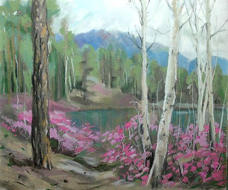 Художник багульник Чита