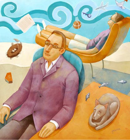 Психолог иллюстрация Фрейд