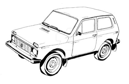 Нива эскиз