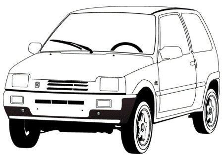 УАЗ-469 внедорожник раскраска